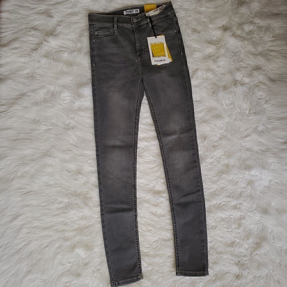 PULL&BEAR Super Skinny Mid Waist Jeans